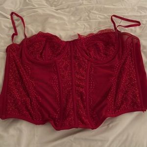 Red Urban Outfitters Corset